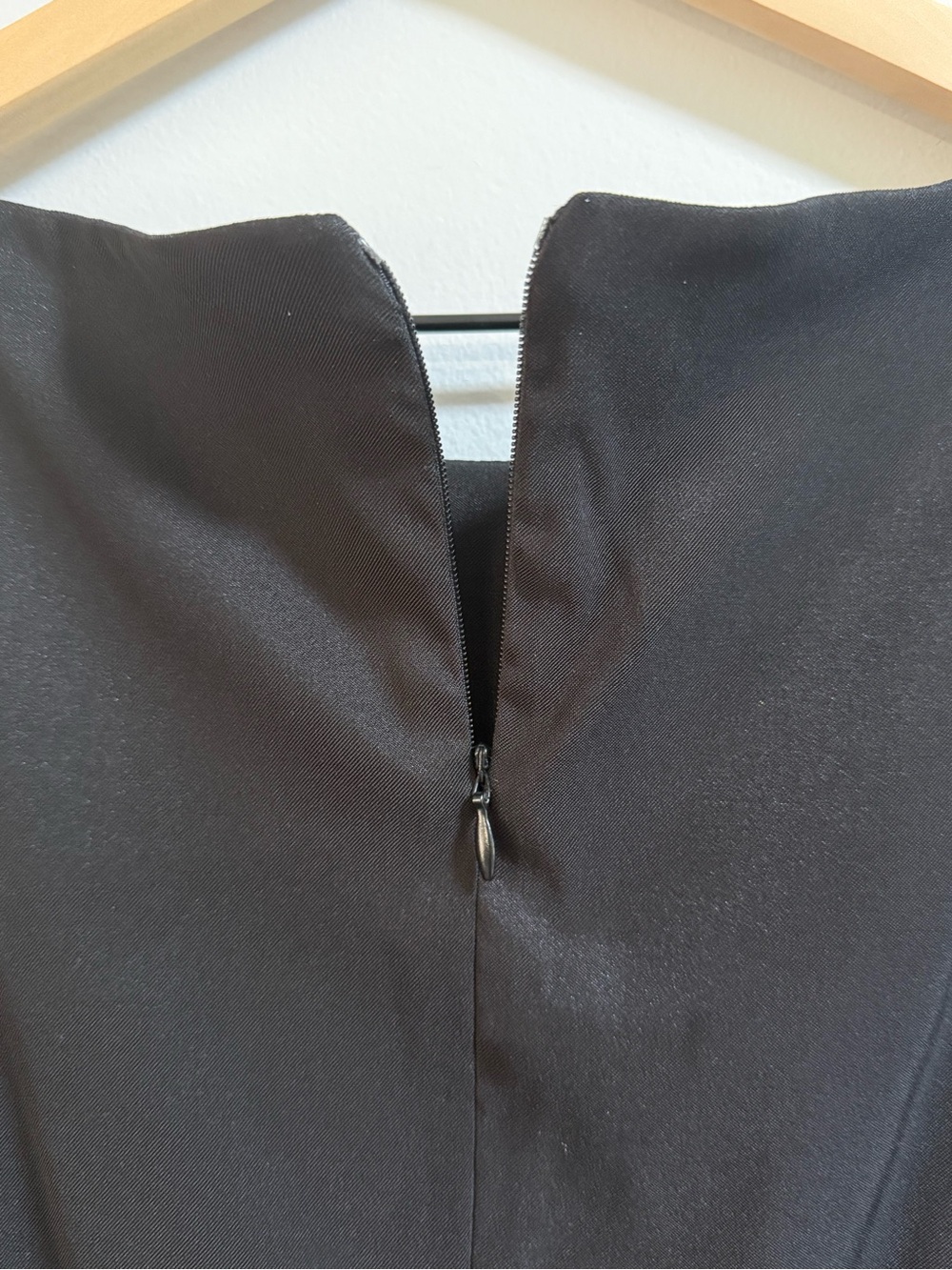 AB Studio Black Sleeveless Sheath Dress - Picture 8 of 9